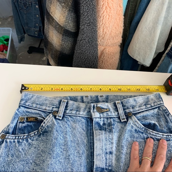 Vintage 80’s Lee acid wash capris 28” - Picture 3 of 8